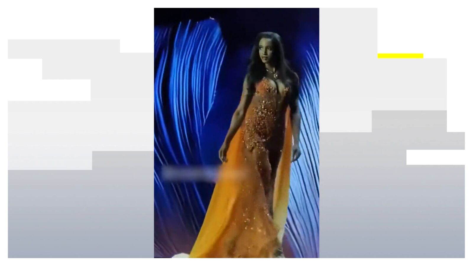 VÍDEO | Miss Jamaica, evacuada en camilla tras sufrir esta aparatosa caída en la gala de Miss Universo 2025