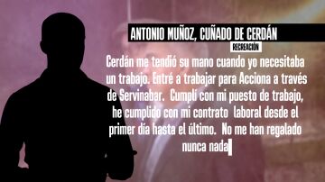 Conversación con Antonio Muñoz, cuñado de Cerdán