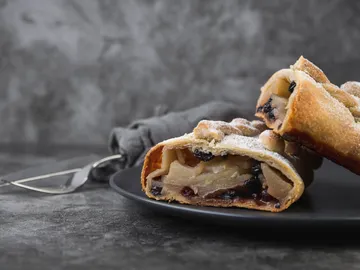 Tarta de masa filo y chocolate Tarta de masa filo y chocolate