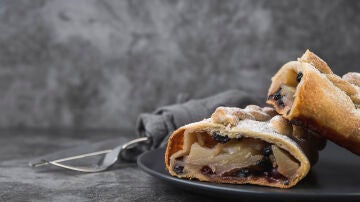  Tarta de masa filo y chocolate