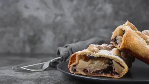 Tarta de masa filo y chocolate Tarta de masa filo y chocolate
