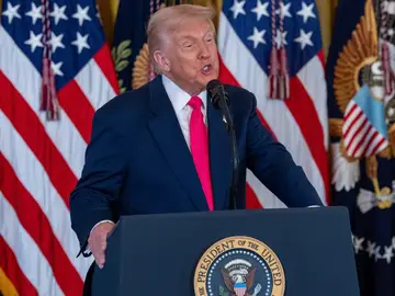 El presidente de Estados Unidos, Donald Trump El presidente de Estados Unidos, Donald Trump