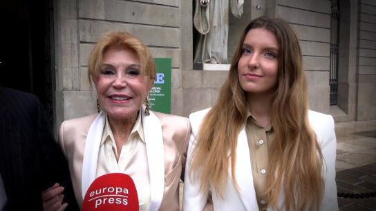 Carmen Thyssen y su hija 
