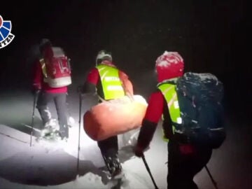 La Ertzaintza busca un pastor desaparecido en Aizkorri por el temporal