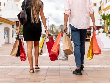 Pareja de compras Pareja de compras