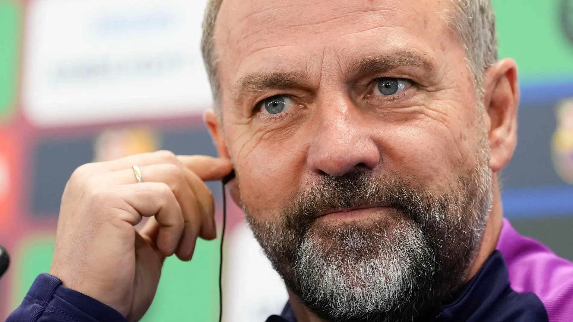 Hansi Flick en rueda de prensa Hansi Flick en rueda de prensa