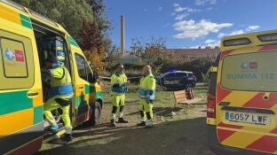 Muere una mujer y un hombre sufre quemaduras graves en un incendio en un parque de Alcal&aacute; de Henares (Madrid)