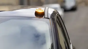 Imagen de una baliza de emergencia. Imagen de una baliza de emergencia.