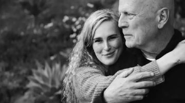 Imagen de archivo de Rumer y Bruce Willis.