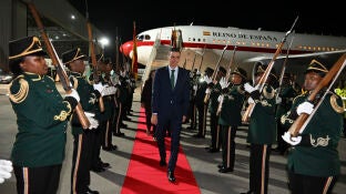 S&aacute;nchez llega a la cumbre del G20 en Johannesburgo y reivindica: "En tiempos complejos decidimos avanzar, no retroceder"
