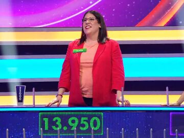 Alicia, concursante de La ruleta de la suerte noche