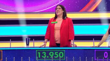 Alicia, concursante de La ruleta de la suerte noche