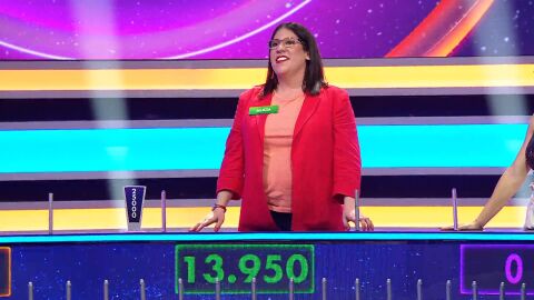 Alicia, concursante de La ruleta de la suerte noche