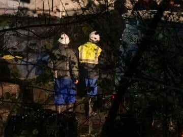 Imagen de los servicios de emergencia en la mina de Vega de Rengos