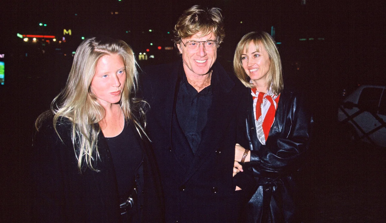 Robert Redford junto a su hija, Amy