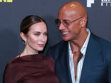 Emily Blunt y Dwayne Johnson Emily Blunt y Dwayne Johnson