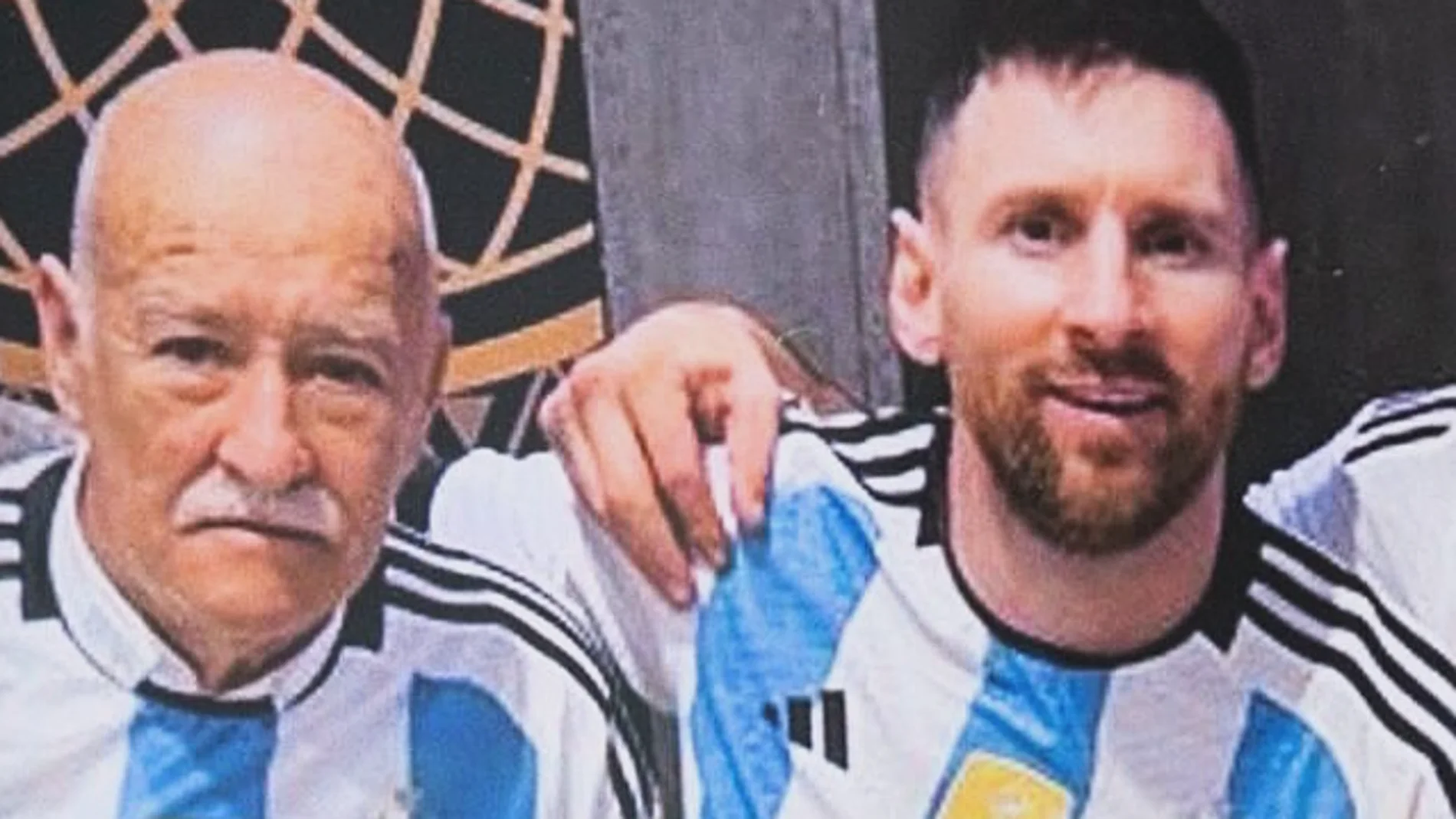 Leo Messi, junto a Omar Souto Leo Messi, junto a Omar Souto