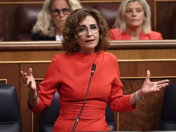 La ministra María Jesús Montero en el Congreso La ministra María Jesús Montero en el Congreso