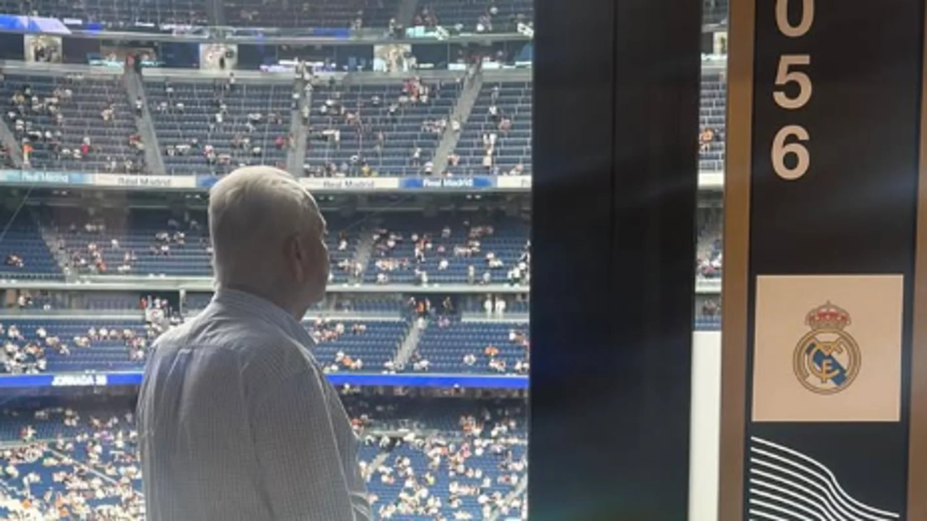 Raúl Asencio compartió un storie de su abuelo en el Bernabéu Raúl Asencio compartió un storie de su abuelo en el Bernabéu