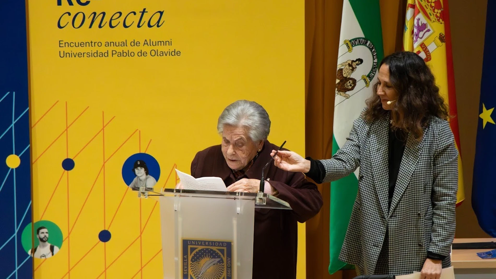 Dolores, Alumna Destacada a sus 93 años Dolores, Alumna Destacada a sus 93 años