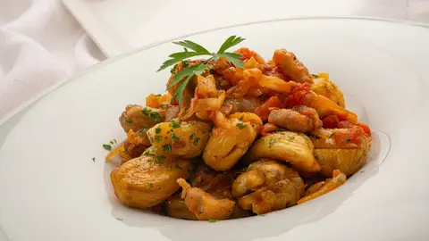 Castañas con fritango, de Karlos Arguiñano Castañas con fritango, de Karlos Arguiñano