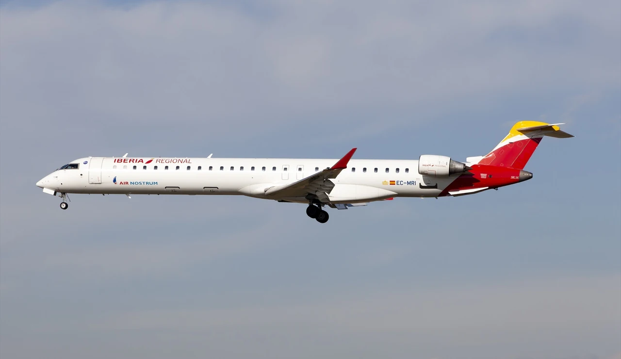 Imagen de archivo de un avión de Iberia