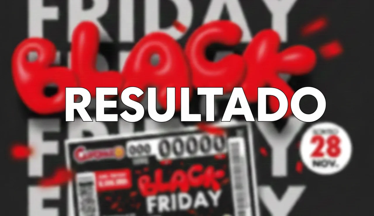 Sorteo del Cuponazo Black Friday de la ONCE en directo: comprobar cupón y resultado hoy viernes 28 de noviembre