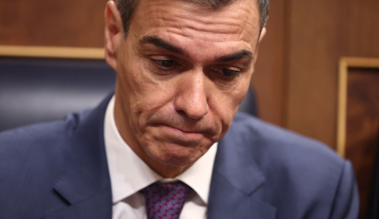 El presidente del Gobierno, Pedro S&aacute;nchez, durante una sesi&oacute;n de control al Gobierno, en el Congreso de los Diputados