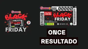 Comprobar resultados del sorteo del Cuponazo de la ONCE por el Black Friday 2025 de hoy viernes 28 de noviembre Comprobar resultados del sorteo del Cuponazo de la ONCE por el Black Friday 2025 de hoy viernes 28 de noviembre