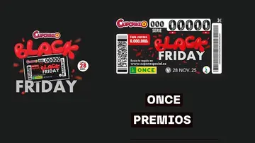Premios del Cuponazo del Black Friday 2025 de la ONCE del viernes 28 de noviembre Premios del Cuponazo del Black Friday 2025 de la ONCE del viernes 28 de noviembre