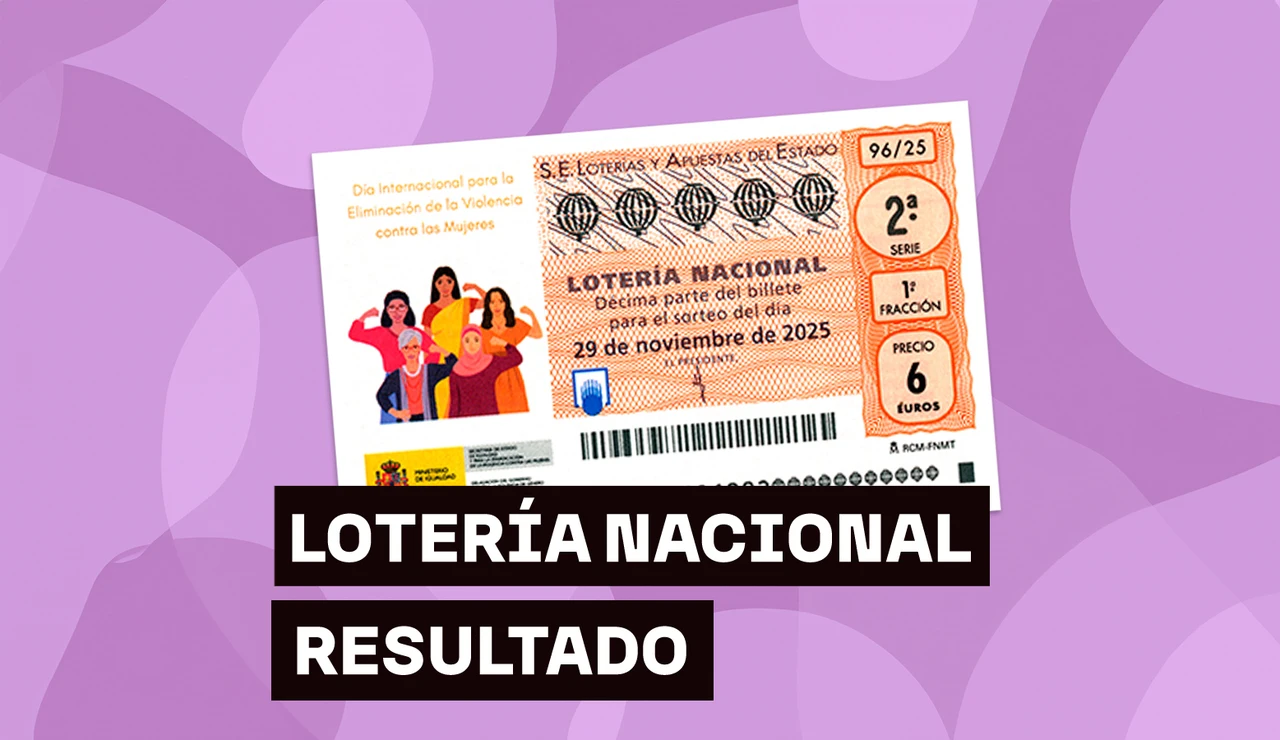 Sorteo Lotería Nacional: Comprobar décimo de hoy sábado 29 de noviembre, en directo