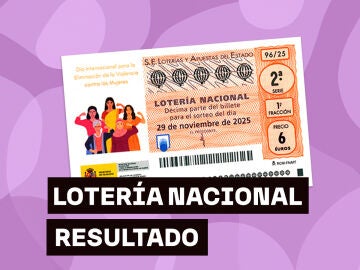 Sorteo Lotería Nacional: Comprobar décimo de hoy sábado 29 de noviembre, en directo