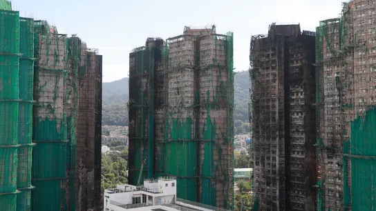 El complejo afectado por el incendio El complejo afectado por el incendio