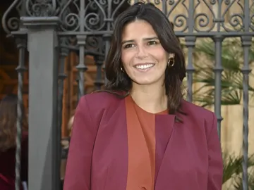 Tana Rivera, en el bautizo de su hermano Nicolás Tana Rivera, en el bautizo de su hermano Nicolás