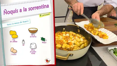 Ingredientes para los ñoquis Ingredientes para los ñoquis