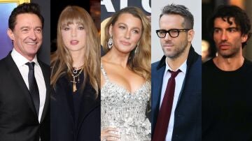 Hugh Jackman, Taylor Swift, Blake Lively, Ryan Reynolds y Justin Baldoni