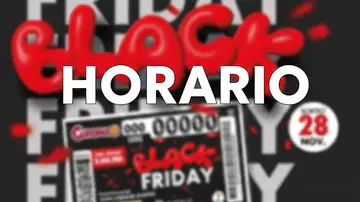 Horario del Cuponazo del Black Friday 2025 de la ONCE del viernes 28 de noviembre Horario del Cuponazo del Black Friday 2025 de la ONCE del viernes 28 de noviembre