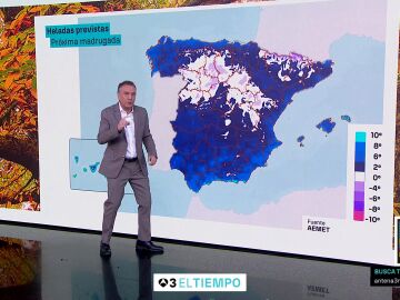 Roberto Brasero alerta de que vuelve la lluvia con nevadas en las monta&ntilde;as... y el fr&iacute;o sigue