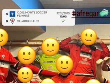Los futbolistas del Velarde mandan "a fregar" a sus oponentes femeninas