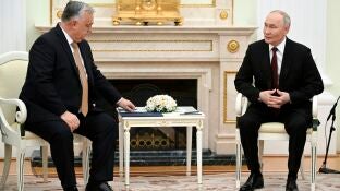 Putin y Orb&aacute;n en el Kremlin