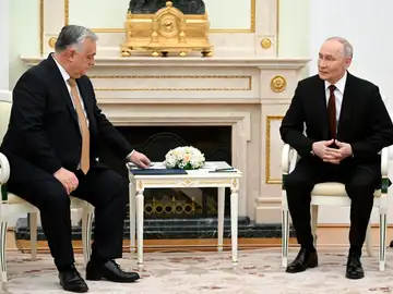Putin y Orbán en el Kremlin Putin y Orbán en el Kremlin