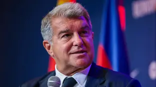 Joan Laporta Antena 3 Deportes (28-11-25) Laporta pasa al ataque y contesta a Florentino Pérez: "Tienen barcelonitis"