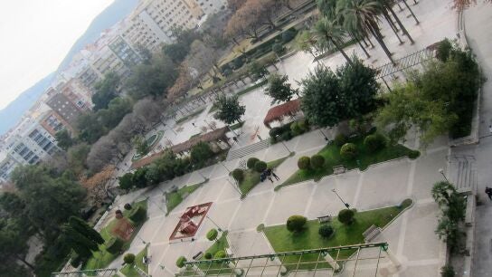 Imagen del parque de la Concordia, Ja&eacute;n 