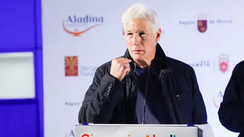 El actor Richard Gere, en el acto del que será el mayor gimnasio hospitalario del España para pacientes pediátricos y adolescentes con cáncer El actor Richard Gere, en el acto del que será el mayor gimnasio hospitalario del España para pacientes pediátricos y adolescentes con cáncer
