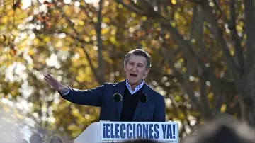 Feijóo en la manifestación del PP en Madrid Feijóo en la manifestación del PP en Madrid