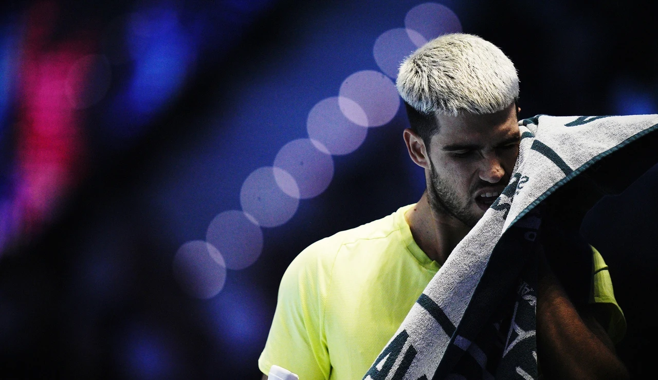Carlos Alcaraz durante las ATP Finals 2025
