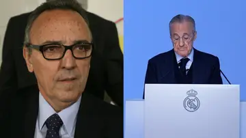Imágenes de Joan Gaspart y Florentino Pérez Imágenes de Joan Gaspart y Florentino Pérez