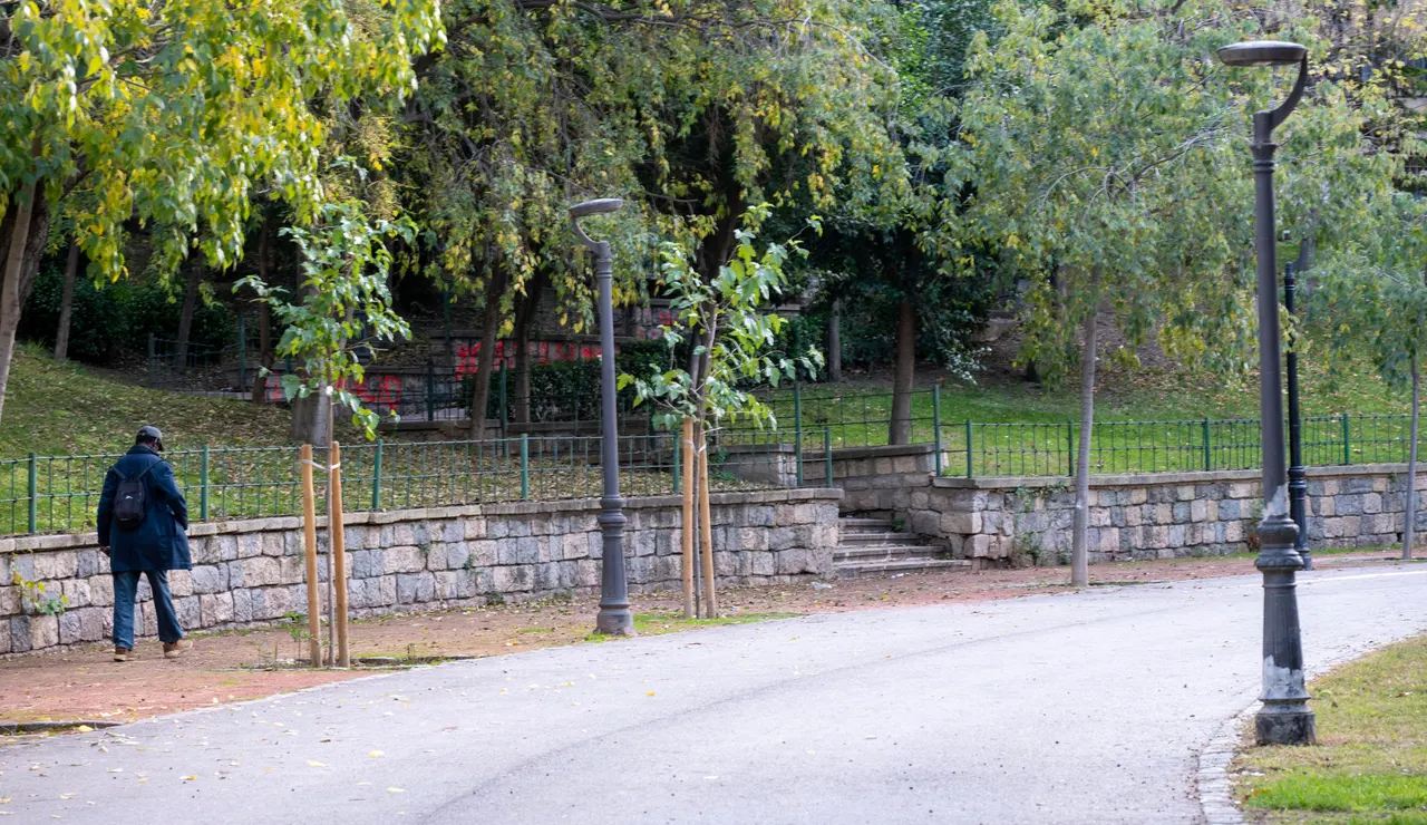 Imagen del Parque de la Concordia en Jaén