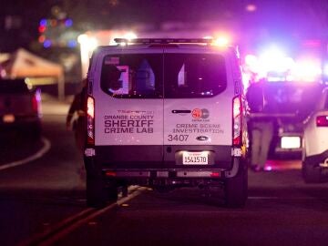 Imagen de una furgoneta de criminalística 