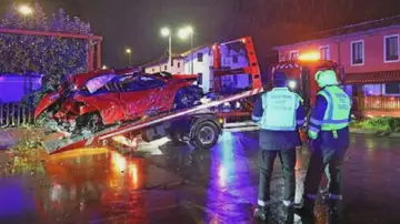 Accidente en Cabezón de la Sal Accidente en Cabezón de la Sal